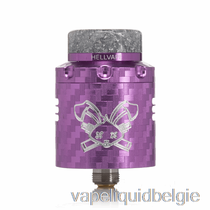 Vape Smaken Hellvape Dead Konijn V3 24mm Rda Paarse Koolstofvezel